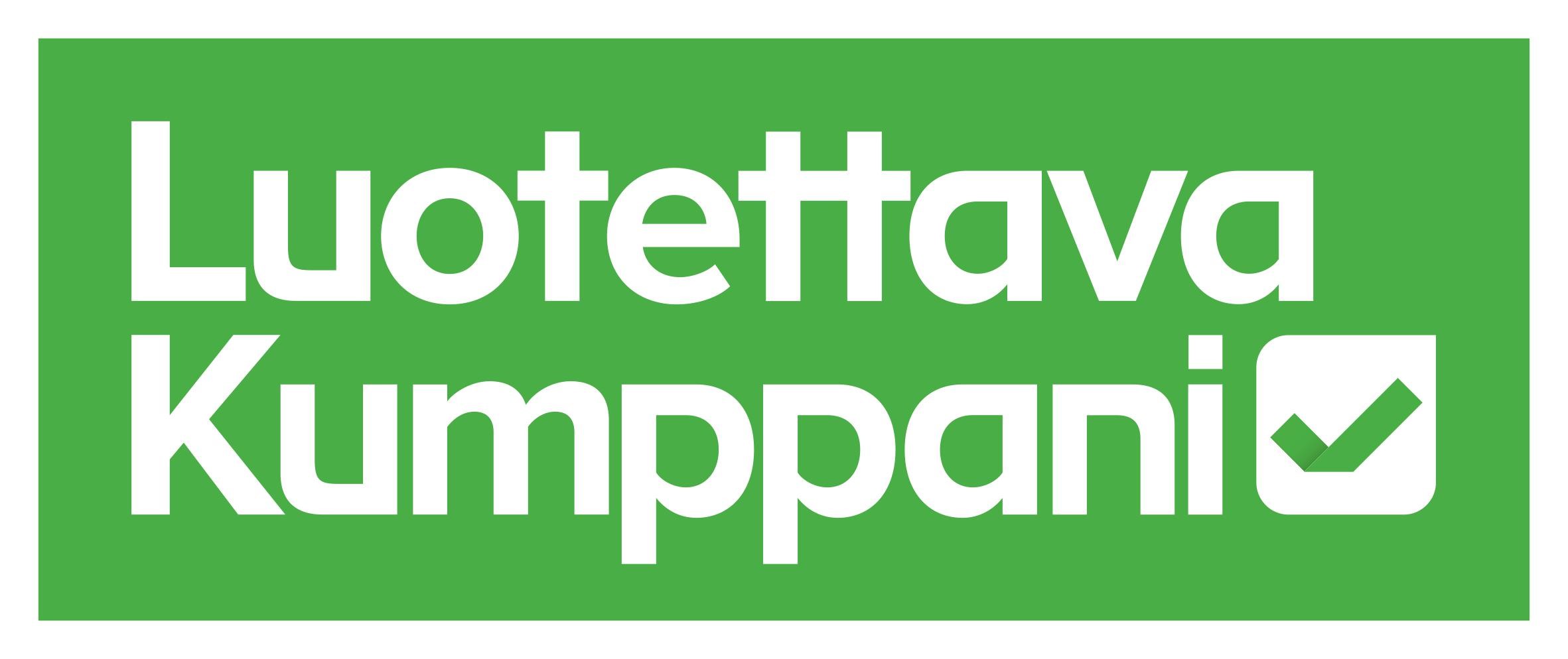 luotettava kumppani -merkki
